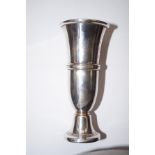 Silver bud vase, Birmingham.height 11cm