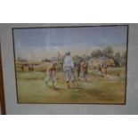 Golfing print