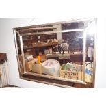 Large gilt framed mirror