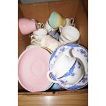 Mixed box of ceramics