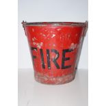 Railwayana Interest- British Rail Fire Bucket, hea