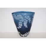 Art glass flower vase