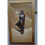 Modern gilt framed print