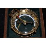 Boxed brass map reader and compass