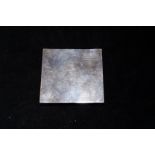 Silver cigarette packet holder (Weight: 75g)