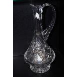 Cut crystal decanter