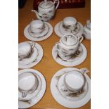 Chinese eggshell part tea service