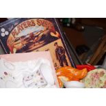 Assorted items to include a reproduction Players s