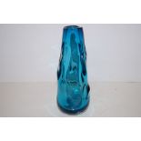 Knobbly glass vase (possibly Whitefriars) (Height: