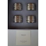 Set of for Vera Wang for Wedgwood napkin rings, bo