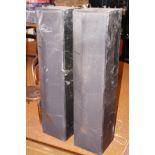 Pair of large Sony freestanding speakers