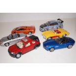 A collection of six good quality collectors cars