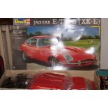 Revell 1:8 model of a Jaguar E Type (for assembly)