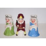 3 Wade- Punch and Judy figures 16cm