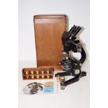 Vintage cased Bactil Binocular by W. Watson & Son