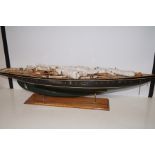 Vintage pond yacht for assembly (92cm)