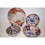 Four items of Imari ware