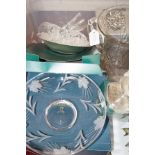 Box of glass and ceramics