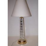 Waterford crystal table lamp (as new with box) (He