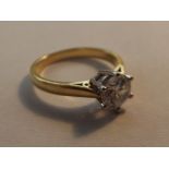 18 carat gold dress ring(Size: N, Weight: 3.7g)