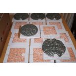Shop stock of garden wall plaques depicting Green