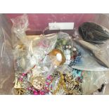 Good quality box of costume jewellery