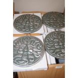 Shop stock of garden wall plaques depicting the Gr