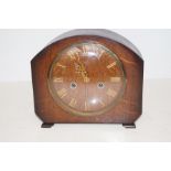 Smiths Oak Mantle Clock