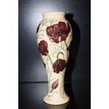 Moorcroft vase in the Chocolate Cosmos pattern, 22