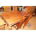 Good quality table together with 5 chairs