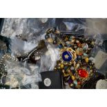 Collection of vintage costume jewellery, many piec