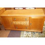 2 drawer and 2 cupboard sideboard in light oak