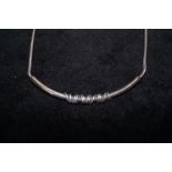 Silver element necklace