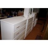 Matching set of good quality bedroom furniture (2