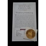 Titanic Centenary £5 coin with COA