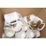 Box of masonic mugs