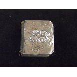 Silver front page small bible