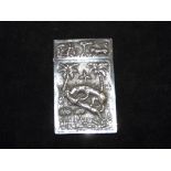 Indian Ornate Silver Card Case