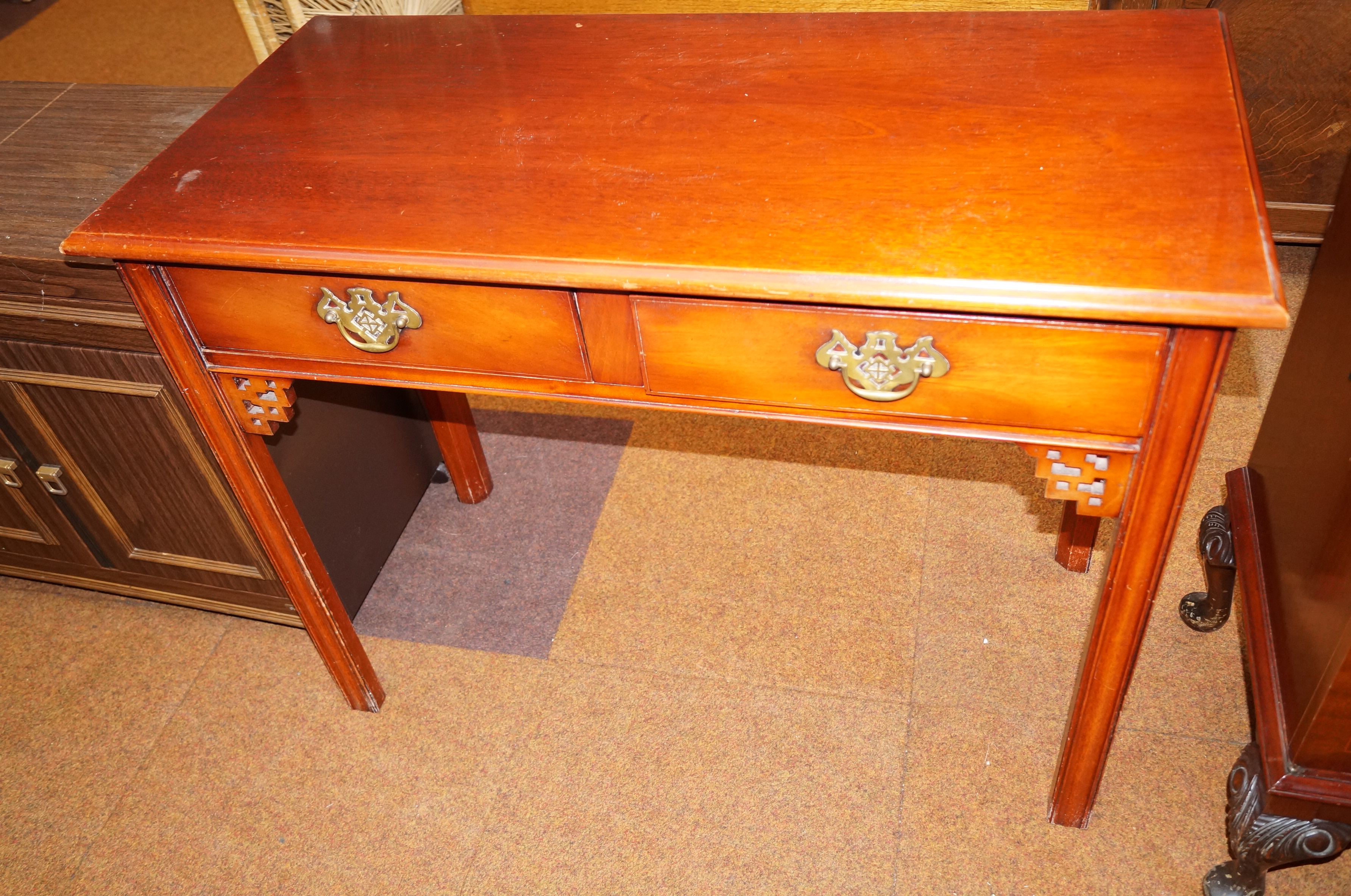 2 drawer hall table