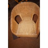 Wicker Tub Chair