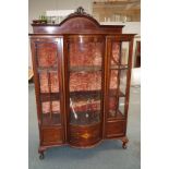 Good quality early 20th century display case. 173c