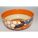 Clarice Cliff Fantasque broth bowl - 21cm diameter