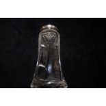 Silver topped sugar shaker Birmingham 1912