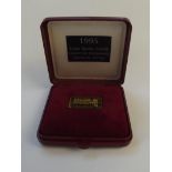 Cased .999 gold Ingot by German firm Degussa, weig