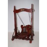 Wooden ornamental swing. Height 57cm