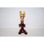 Art glass rabbit. Height 26cm