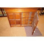 Storage cabinet fitted with 21 drawers