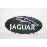 Cast Iron Jaguar Sign