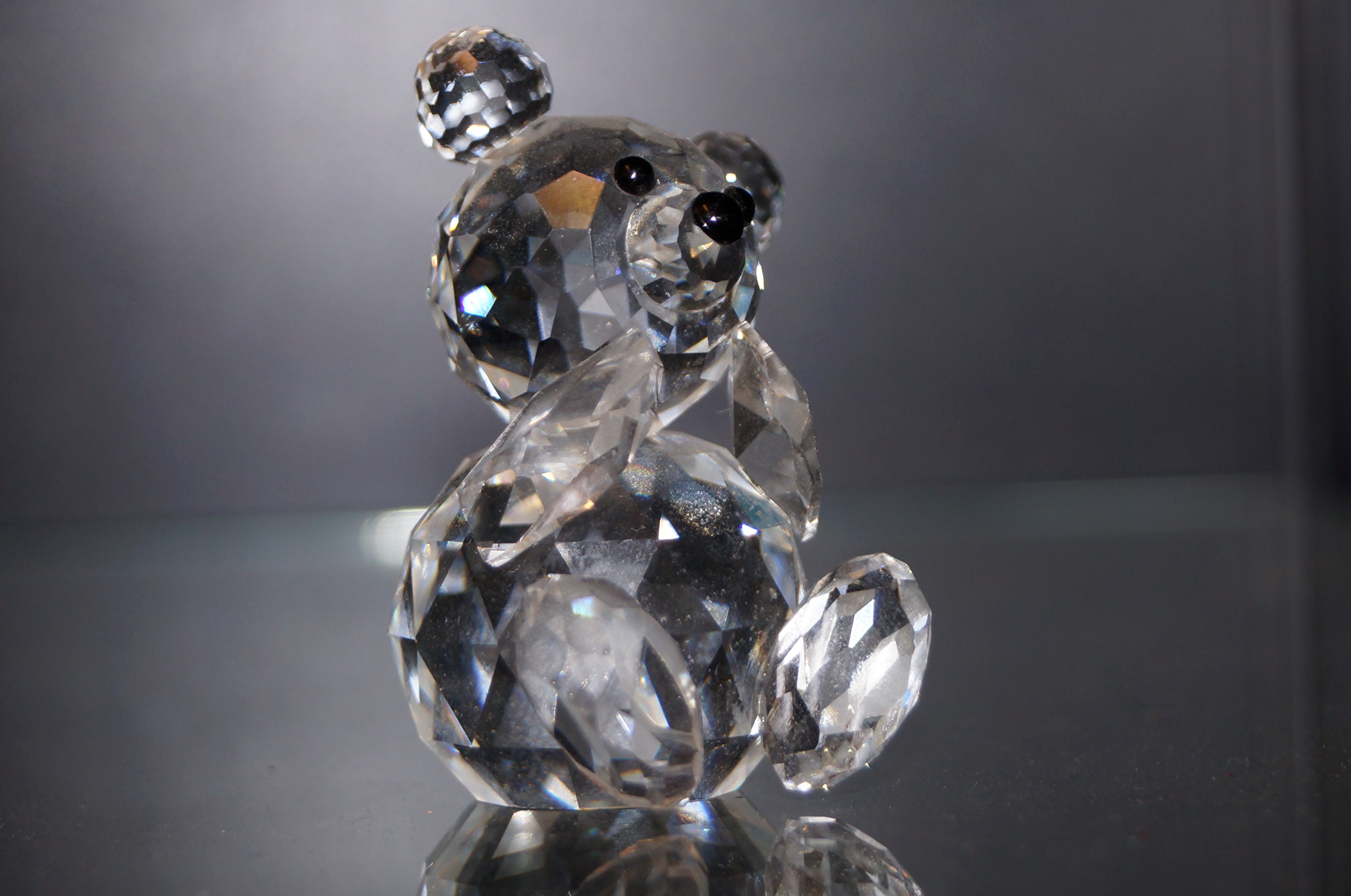 Swarovski crystal teddy bear