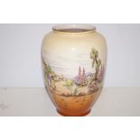 Staffordshire series ware vase